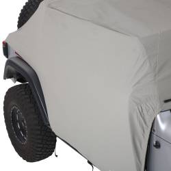 Smittybilt - Smittybilt 1071 Cab Cover w/Door Flaps Gray for 18-26 Jeep Wrangler JL - Image 5