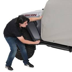 Smittybilt - Smittybilt 1071 Cab Cover w/Door Flaps Gray for 18-26 Jeep Wrangler JL - Image 10