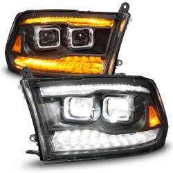 Anzo USA - Anzo USA 111595 LED Projector Headlights for 09-18 Dodge RAM 1500/2500/3500 - Image 2