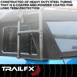TrailFX - TrailFX BR015T Direct-Fit Roof Rack 300lb Dynamic 600lb Static Black Powder - Image 2
