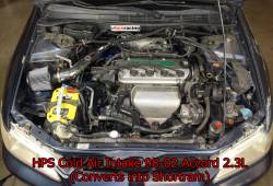 HPS Performance - HPS 837-579P Polished Air Intake Kit for 98-02 Honda Accord 2.3L DX EX LX VP SE - Image 2