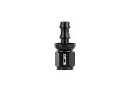 HPS Performance - HPS 150-0004 Push-On Hose End To AN -4 Female Aluminum Black Straight - Image 2