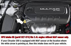 HPS Performance - HPS 827-574P Polished Air Intake Kit for 15-17 Chrysler 200 2.4L - Image 2