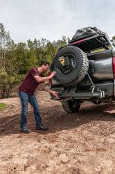 Go Rhino - Go Rhino HC200T Swing-A-Way 2" Hitch Mounted Tire Carrier - Image 2
