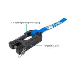 Mishimoto - Mishimoto BNWN-HK-01BL Borne Off-Road Winch Hook & Hand Tether Blue - Image 2