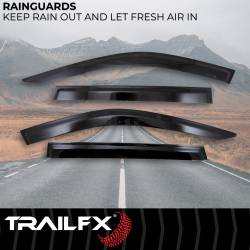 TrailFX - TrailFX 4331H Acrylic Tape-On 4PC Window Visors for 23-26 Honda CR-V - Image 2
