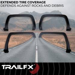 TrailFX - TrailFX TFC3002OE OE Fender Flares 2" Front 3" Rear Coverage 4Pc - Image 2