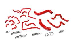 HPS Performance - HPS 57-2304-RED 3PLY Reinforced Silicone Hose Kit for 04 Suabaru Impreza WRX Sti - Image 1