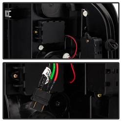 Spyder Auto - Spyder Auto 5001771 Black/Clear LED Taillights for 07-13 Silverado 1500/2500HD - Image 2