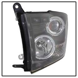 Spyder Auto - Spyder Auto 5010032 Black/Clear Halo Projector Headlights for Dodge Ram - Image 2