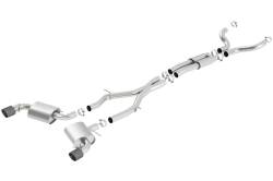 Borla - Borla Exhaust 140689CF S-Type Cat-Back System for 16-18 Chevy Camaro - Image 1