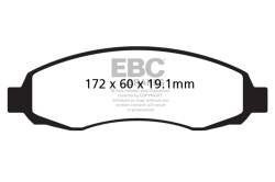 EBC Brakes - EBC Brakes DP41647R Yellowstuff Street & Track Brake Pads for 03-04 Dakota - Image 1