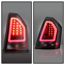 Spyder Auto - Spyder Auto 5083357 Black/Clear LED Taillights for 05-07 Chrysler 300C - Image 2