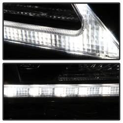 Spyder Auto - Spyder Auto 5083982 DRL Projector Headlights Black/Clear for Sienna - Image 2