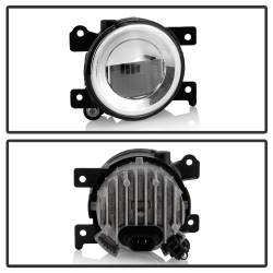 Spyder Auto - Spyder Auto 5087102 Clear LED Fog Light Assembly w/Switch - Image 2