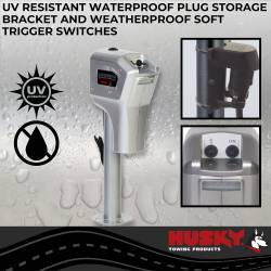 Husky Towing - Husky Towing 82022 Super Brute Electric Trailer Tongue Jack 5000lb - Image 2
