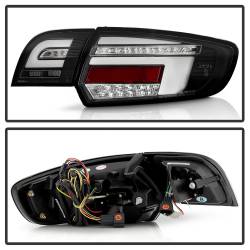 Spyder Auto - Spyder Auto 5089069 LED Taillights Blk for 09-13 Audi A3 - Image 2