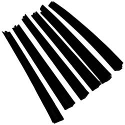 Crown Automotive Jeep Replacement - Crown Automotive 55235404MK Door Glass Weatherstrip Kit for 84-96 Cherokee XJ - Image 2