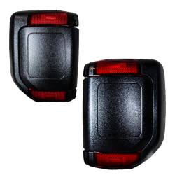 Winjet - Winjet CTRNG0668-BS-SQ LED Taillights w/LED & Brake Set for 20+ Jeep Gladiator - Image 2
