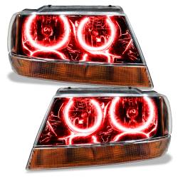 Oracle Lighting - Oracle 7167-335 Pre-Assembled LED Halo Headlights Black for 99-04 Grand Cherokee - Image 2