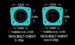 Leed Brakes - Leed Brakes RC1001 Rear Disc Brake Kit w/Plain Rotors/Zinc Plated Calipers - Image 2