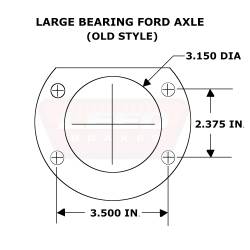 Leed Brakes - Leed Brakes RRC0019X Rear Disc Brake Kit w/Drilled Rotors & Red Calipers - Image 2