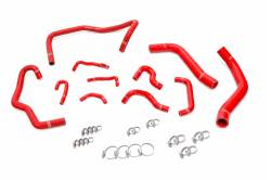 HPS Performance - HPS 57-2281-RED High Temp 3-Ply Reinforced Silicone Radiator/Heater Hose Kit Red - Image 1