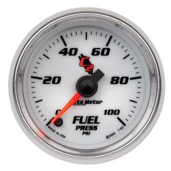 AutoMeter - AutoMeter 7163 C2 Fuel Pressure Gauge 2-1/16" Full Sweep 0-100PSI - Image 1