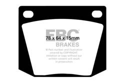 EBC Brakes - EBC Brakes DP4169R Yellowstuff Street & Track Brake Pads for 63-72 Cobra GT - Image 1