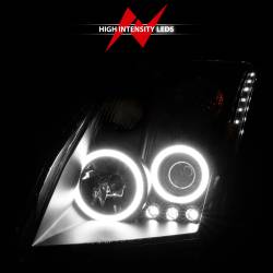 Anzo USA - Anzo USA 121276 Projector Headlight Set w/CCFL Halo Black for Sentra - Image 6