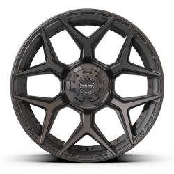 4PLAY - 4PLAY Wheels 4P06-22120-6D55-44B1 4P06 22x12 6x5.5/135 -44mm Satin Black - Image 2