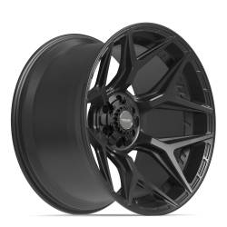 4PLAY - 4PLAY Wheels 4P06-22120-6D55-44B1 4P06 22x12 6x5.5/135 -44mm Satin Black - Image 3