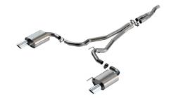 Borla - Borla Exhaust 140979 S-Type Cat-Back Exhaust System for 24 Mustang 2.3L Ecoboost - Image 1