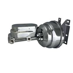 Leed Brakes - Leed Brakes PBKT6012 Power Booster Kit 8" Dual Booster 1-1/8" Bore Master Chrome - Image 1