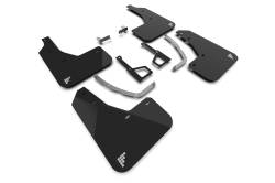 Rally Armor - Rally Armor MF127-BAT-BLK-SIL Black Mud Flap/Silver Battery Logo - Image 1
