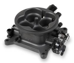 Holley EFI - Holley EFI 112-587 Universal 4BBL 1000CFM Throttle Body Hard Core Gray - Image 1
