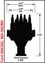 Holley EFI - Holley EFI 565-202 Ford Small Block Ford Distributor - Image 4