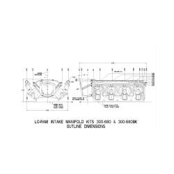 Holley EFI - Holley EFI 300-680 GM GM LS Engine Intake Manifold - Image 1