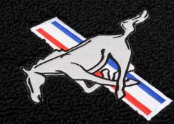 Scott Drake - Scott Drake ACC-FM-EMB-BK 64-73 Ford Mustang Floor Mat Set - Image 4