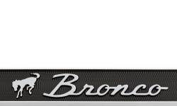 Scott Drake - Scott Drake ACC-LPF-BRONCO License Plate Frame for 66-77 Ford Bronco - Image 4