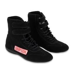 Simpson Safety - Simpson Safety 28100BK Hightop Racing Shoes 10 Black - Image 1