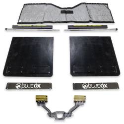 Blue Ox - Blue Ox BX88421 Mud Flap System 2.5IN RECEIVER INCLUDES ROCK SCREEN BLACK - Image 1