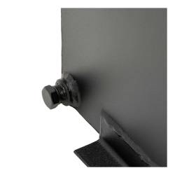 UWS - UWS ST-100HH-MB Matte Black Hammerhead-Style 100-Gallon L-Shape Steel Transfer T - Image 4