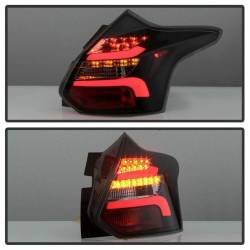 Spyder Auto - Spyder Auto 5085146 Black LED Light Bar Taillights for 12-14 Focus Hatch - Image 7
