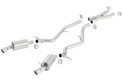 Borla - Borla Exhaust 140276 Cat-Back Aggressive System for 07-10 BMW 335i 335Xi - Image 1