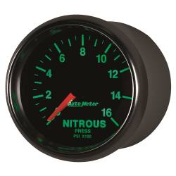 AutoMeter - AutoMeter 3874 GS Nitrous Pressure Gauge 0-1600PSI 2-1/16" Stepper Motor - Image 3