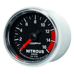 AutoMeter - AutoMeter 3874 GS Nitrous Pressure Gauge 0-1600PSI 2-1/16" Stepper Motor - Image 2