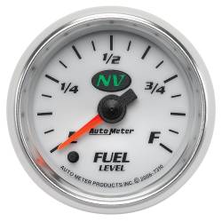 AutoMeter - AutoMeter 7310 NV Pro Fuel Level Gauge 0-280Ohm 2-1/16" Stepper Motor - Image 1