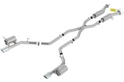 Borla - Borla 140792 ATAK Cat-Back Exhaust One Split RR Exit for 18-24 Durango SRT 6.4L - Image 1