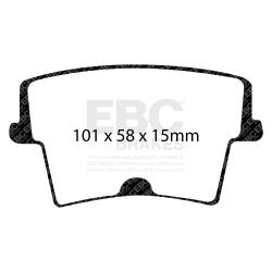 EBC Brakes - EBC Brakes DP51722/2NDX Bluestuff NDX Full Race Brake Pads - Image 3